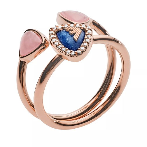 Emporio Armani Ring Set EG3446221 Rose Gold Ring med sammanlänkande delar