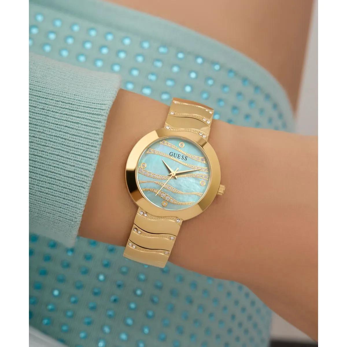 Thumbnail - Guess Uhr - Quarz-Analoguhr Laguna - Gr. unisize - in Gold - für Damen