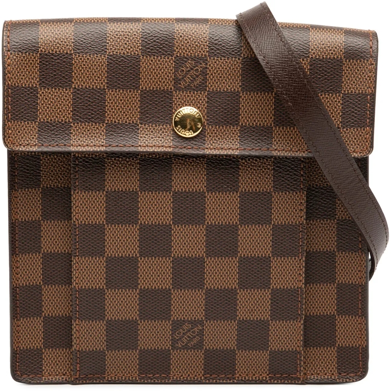 Louis Vuitton Schultertasche Damier Ebene Pimlico braun