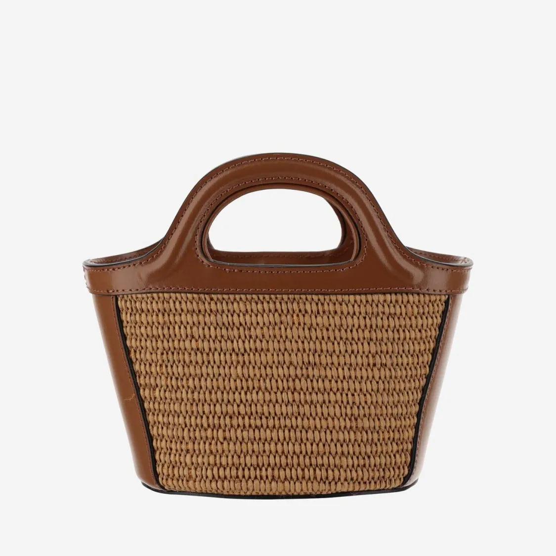 Marni Totes & shoppers Tropicalia Micro Bag in bruin