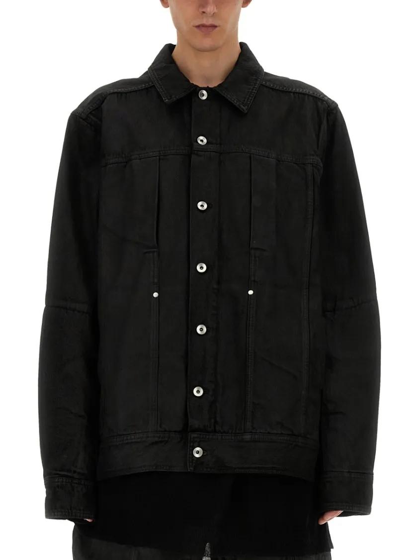 Thumbnail - Rick Owens - Denim Jacket - Größe 48 - schwarz