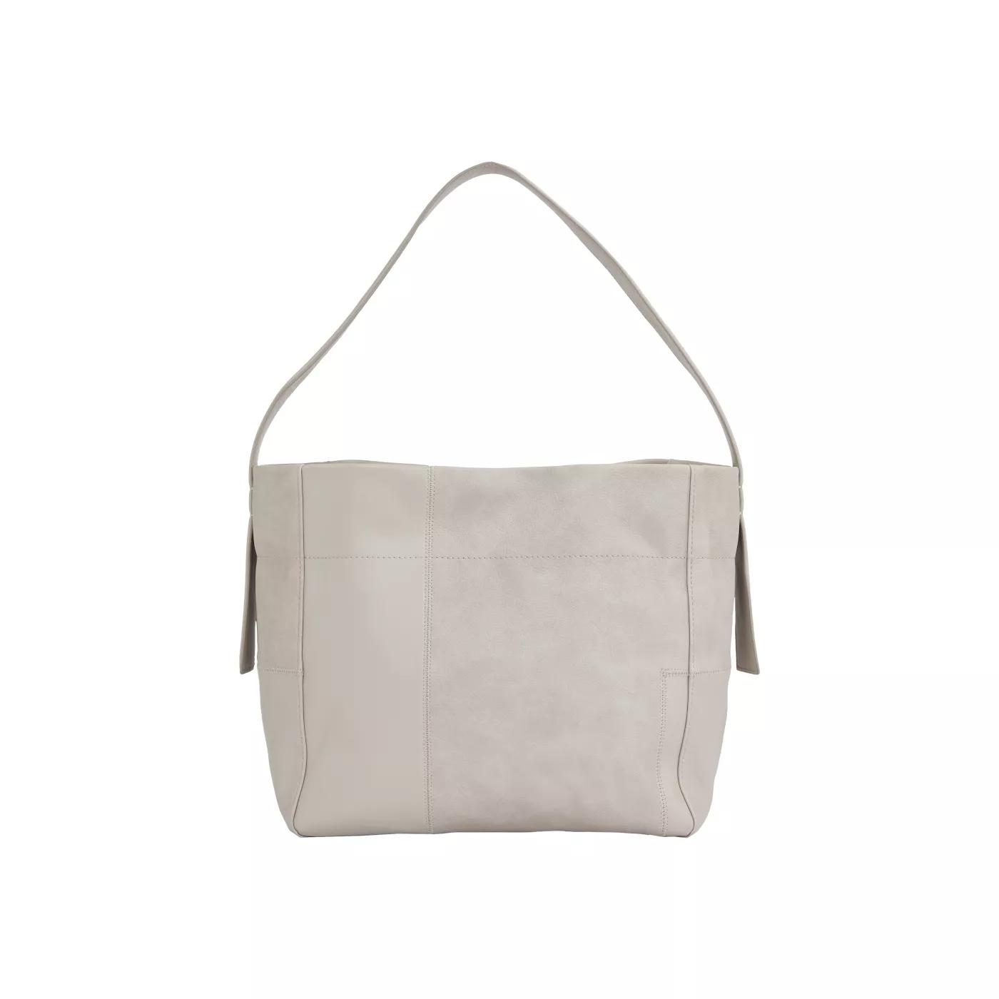 Calvin Klein Minimalistische Schoudertas Sand Beige Dames