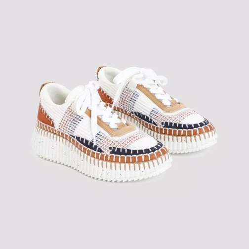 Chloé Nama Sneaker In Lower-Impact Mesh Multicolor låg sneaker