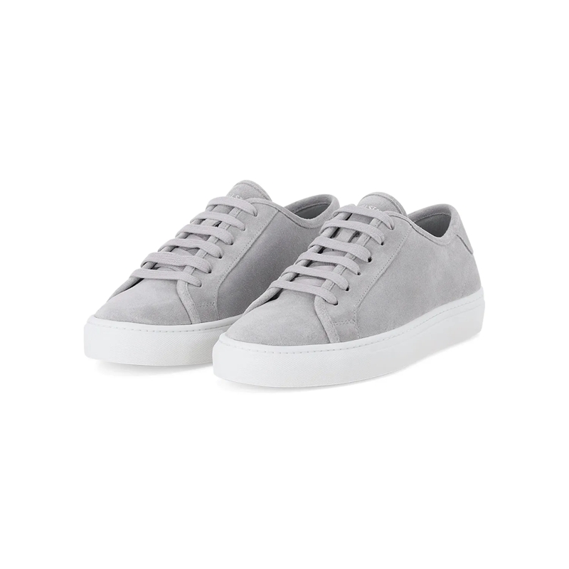 National Standard Schnürschuhe Sneaker aus Leder grau