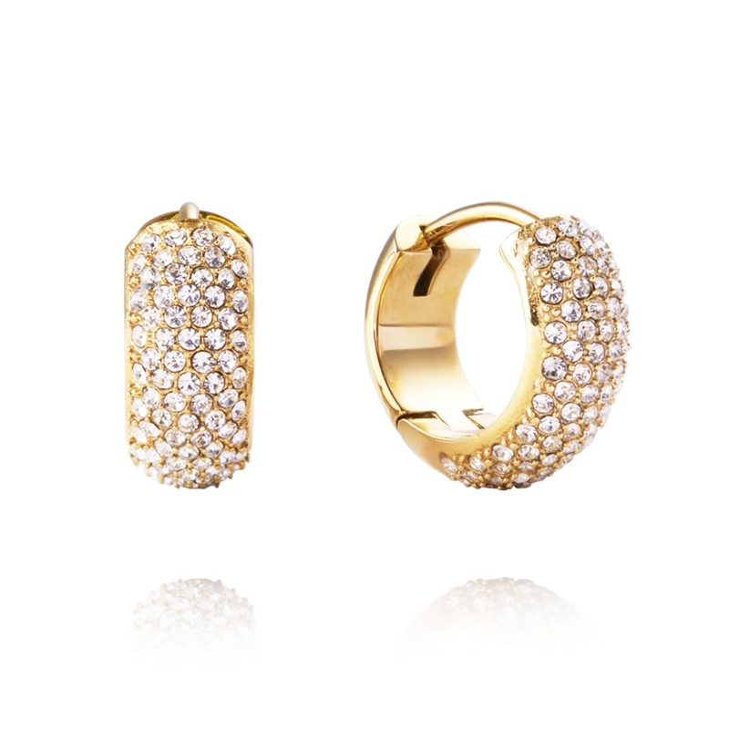 Mockberg Creolen Amour Hoops Ohrringe Gold