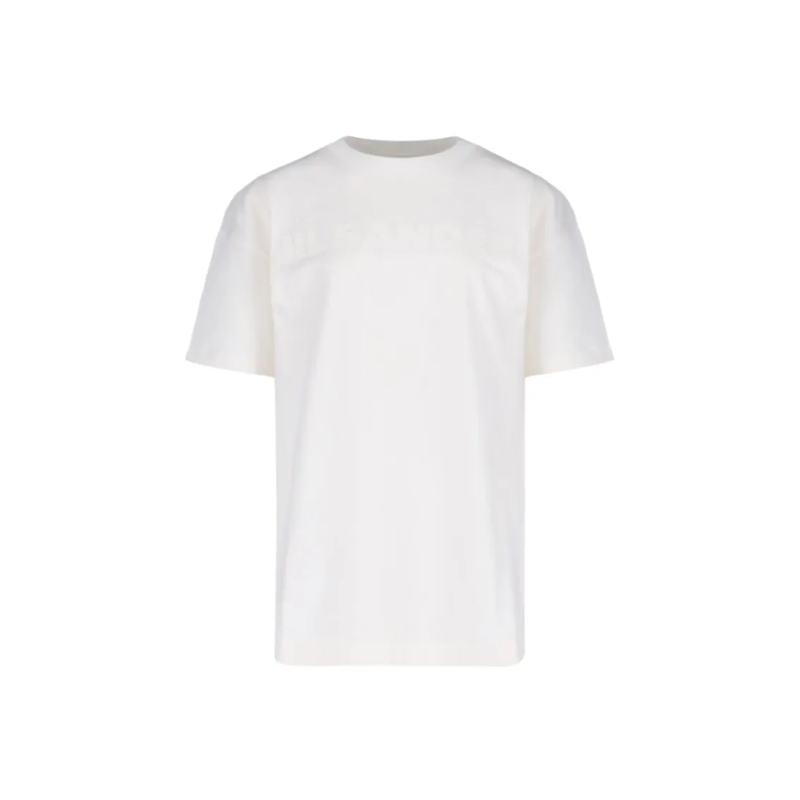 Jil Sander T-shirt "Jil Sander" Logo T-Shirt – White White