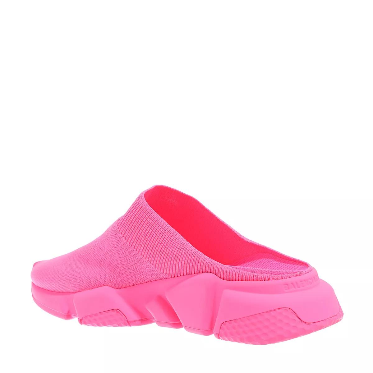 Balenciaga Speed Mule Sneakers Fluo Pink lage top sneaker