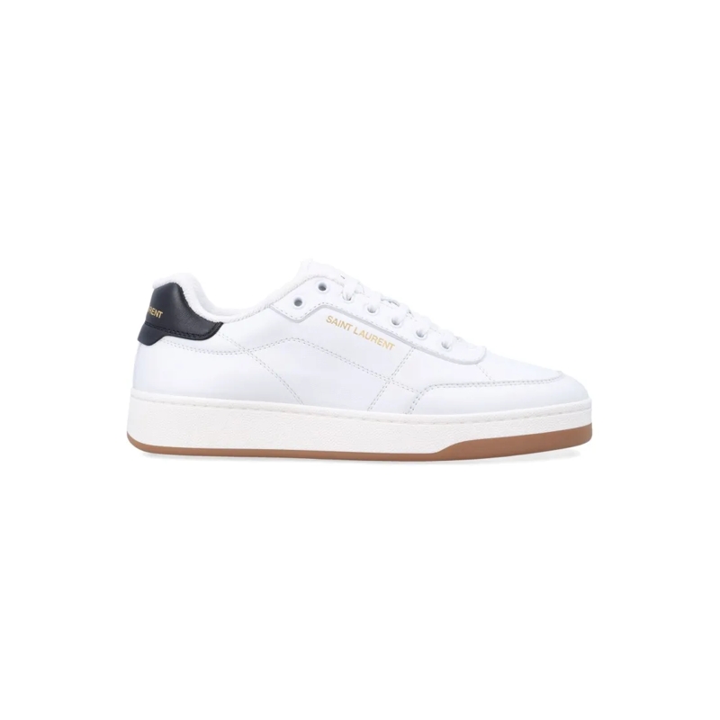 Saint Laurent Low-Top-Sneaker Sl/61 Calf Leather Sneakers White