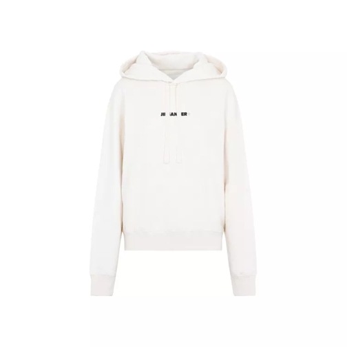 Jil Sander Cream Cotton Sweatshirt Neutrals 