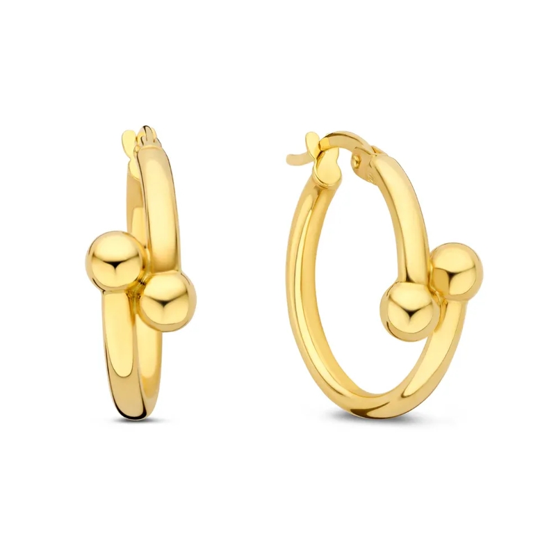 Isabel Bernard Créoles Monceau Mirell 585 Gold Ohrringe Gold