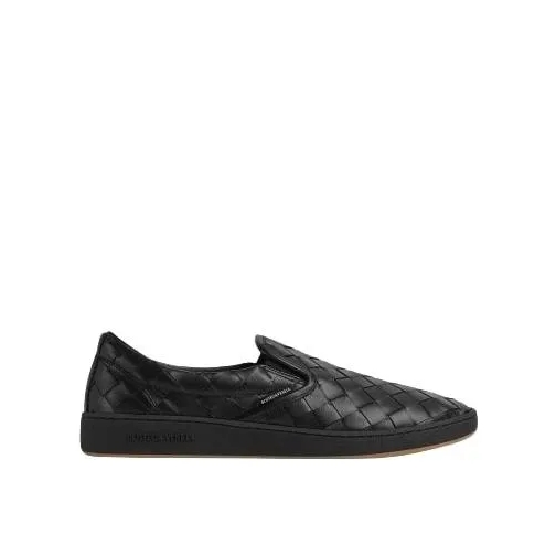 Bottega Veneta Slip-On Sneaker SLIP-ON LEATHER SNEAKERS Black