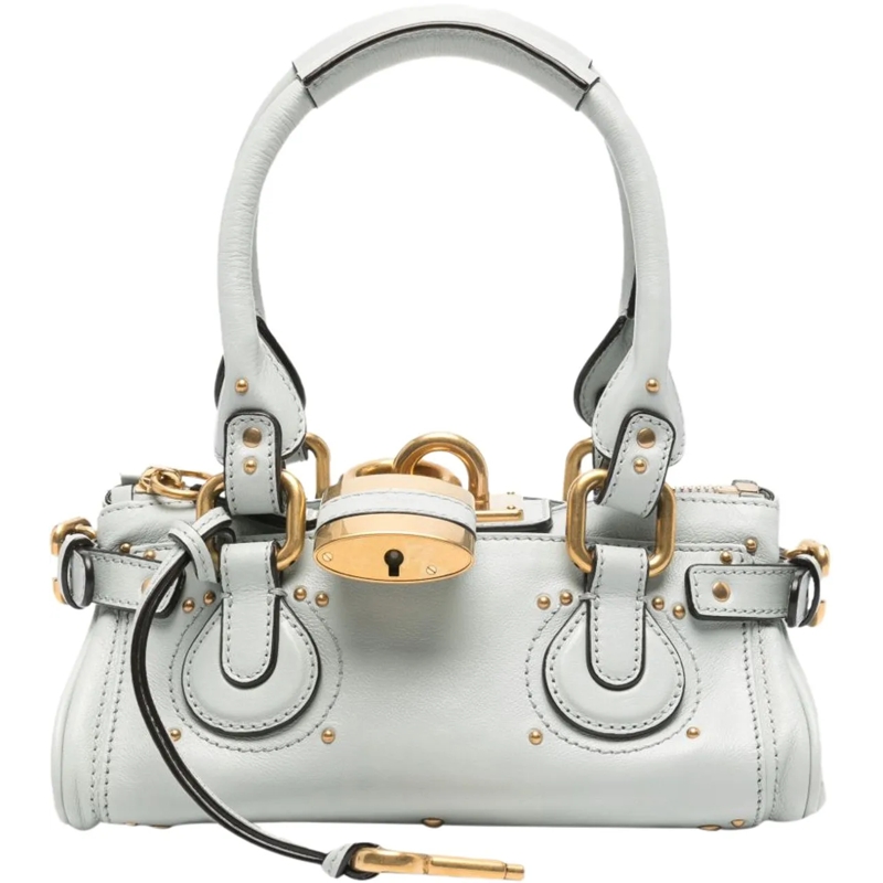Chloé Schultertasche Bags Clear Blue blau