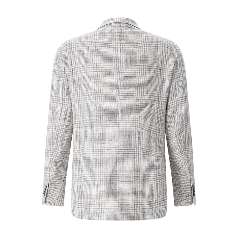 Tagliatore Colbert Karriertes Sakko grau(Image 2)