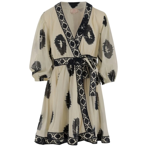 CALLING JUNE Mini robes Marlin Cotton Mini Dress Black