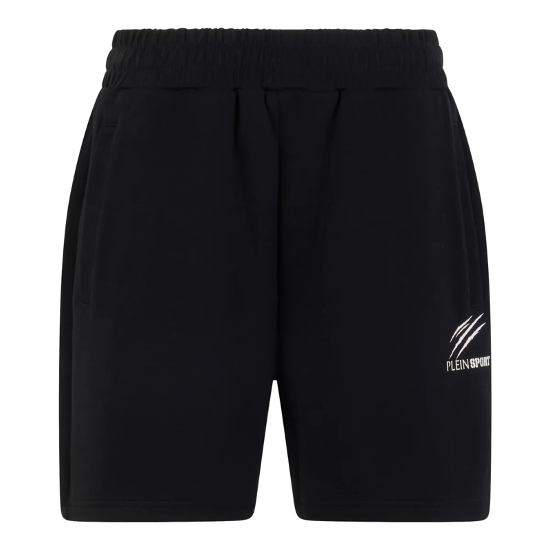 Plein Sport Shorts Pique Jogging Shorts Icon schwarz