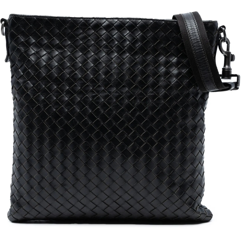 Bottega Veneta Sac à bandoulière Nappa Intrecciato VN Crossbody schwarz