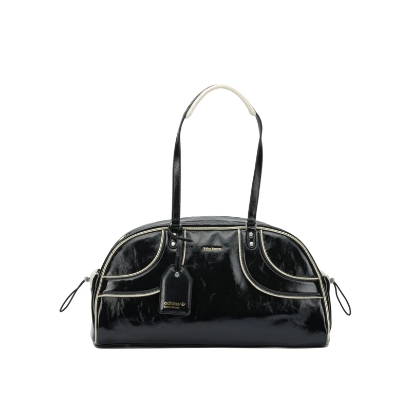 adidas Originals Sac à bandoulière Compact Sport Bag With Glossy Finish And Structure Black