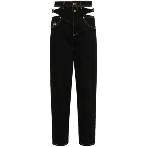 Versace Jeans Couture Jeans Olivia Jeans With Side Tears Black