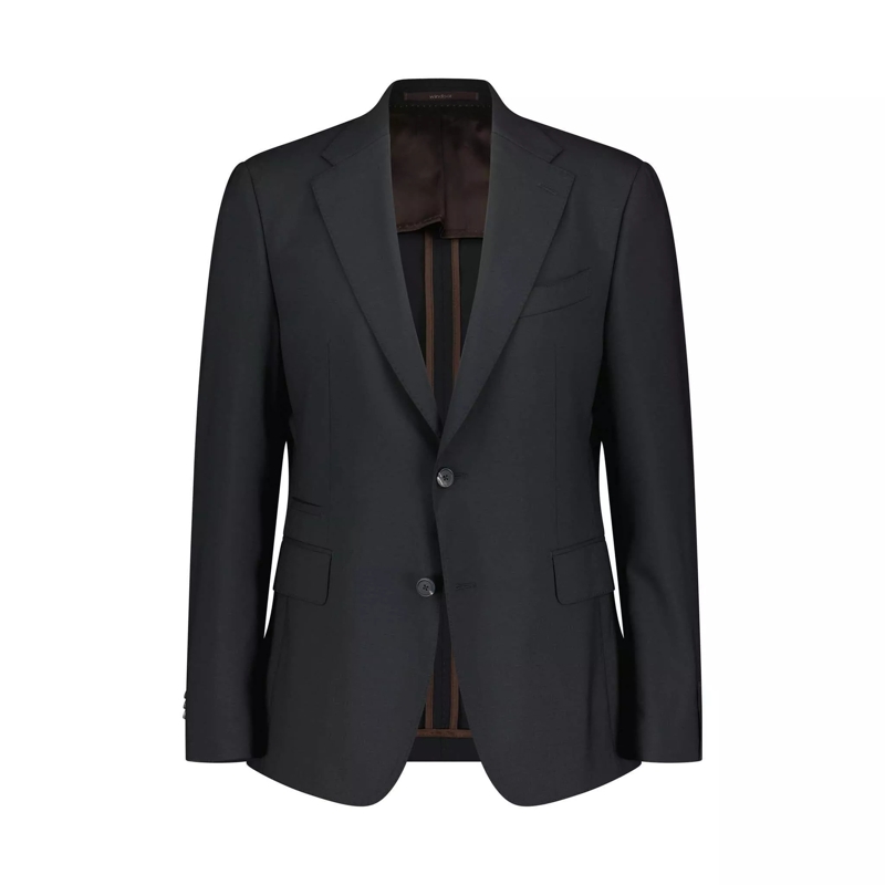 windsor. Anzugjacke Sakko Sono aus Schurwolle Schwarz(Image 3)