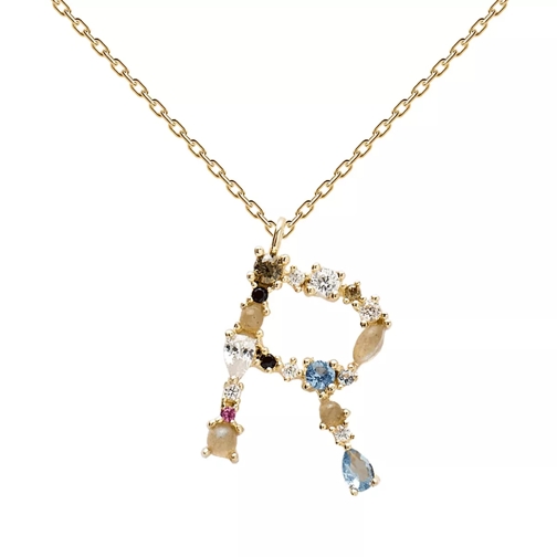 PDPAOLA R Necklace Yellow Gold Medium Halsketting