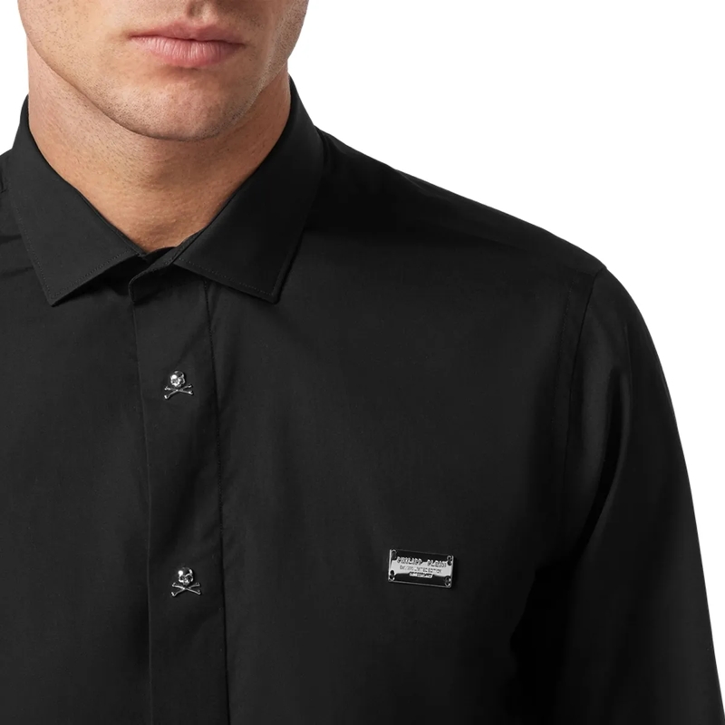 Philipp Plein Hemd Hemd Slim Fit schwarz(Image 4)
