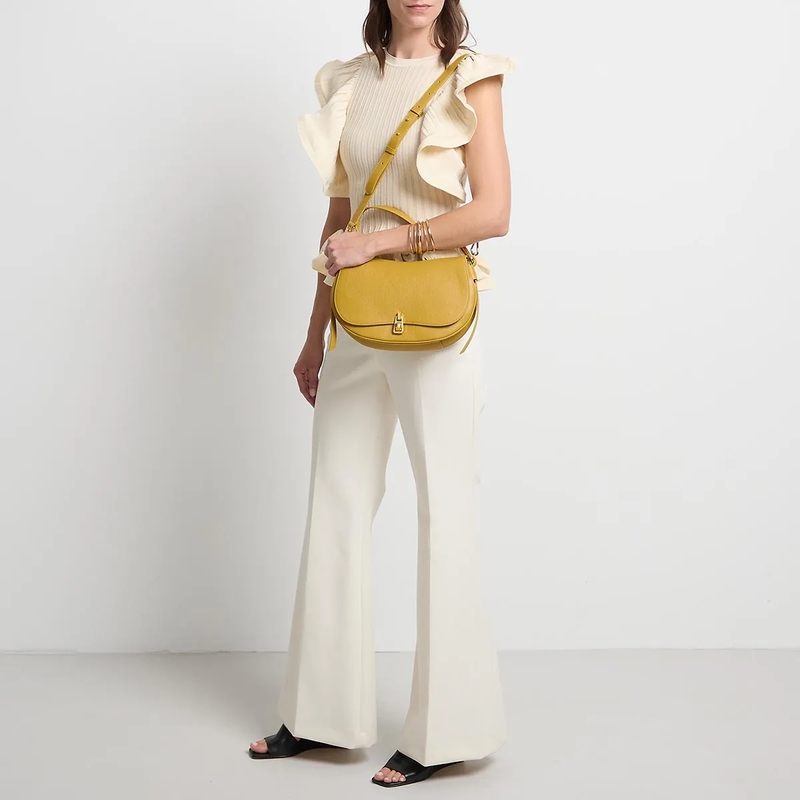 Coccinelle Satchel Coccinelle Magie Suede Bim Skin/Skin(Image 3)