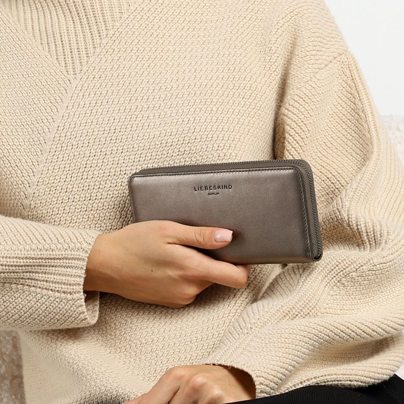 Liebeskind Berlin Kontinentalgeldbörse Metallic Gigi Continental Wallet Warm Metal(Image 2)