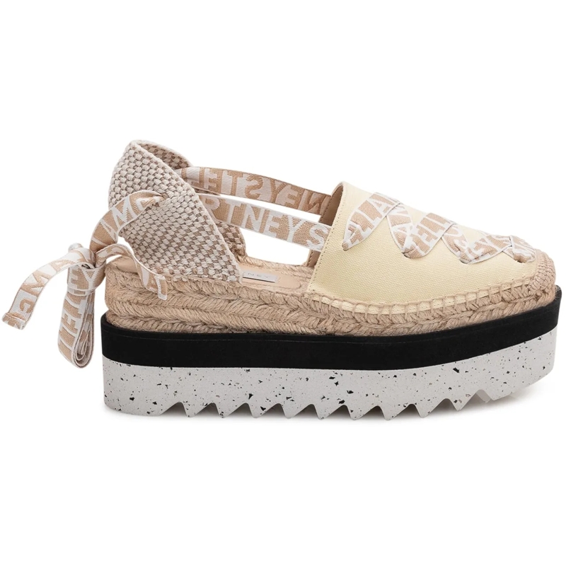 Stella McCartney Espadrilles Gala Organic Canvas weiß