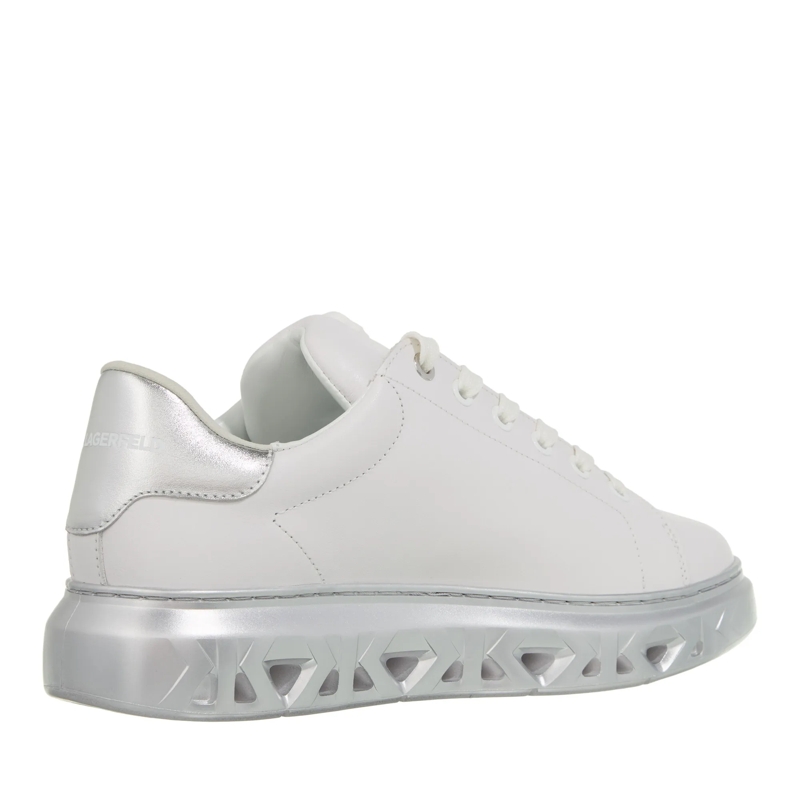 Karl Lagerfeld Lage-top sneaker Kapri Kite Lo Lace Lthr White Lthr W/Silver(Image 4)