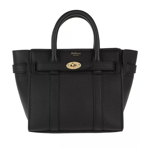 Mulberry Zipped Bayswater Tote Micro Black Tote