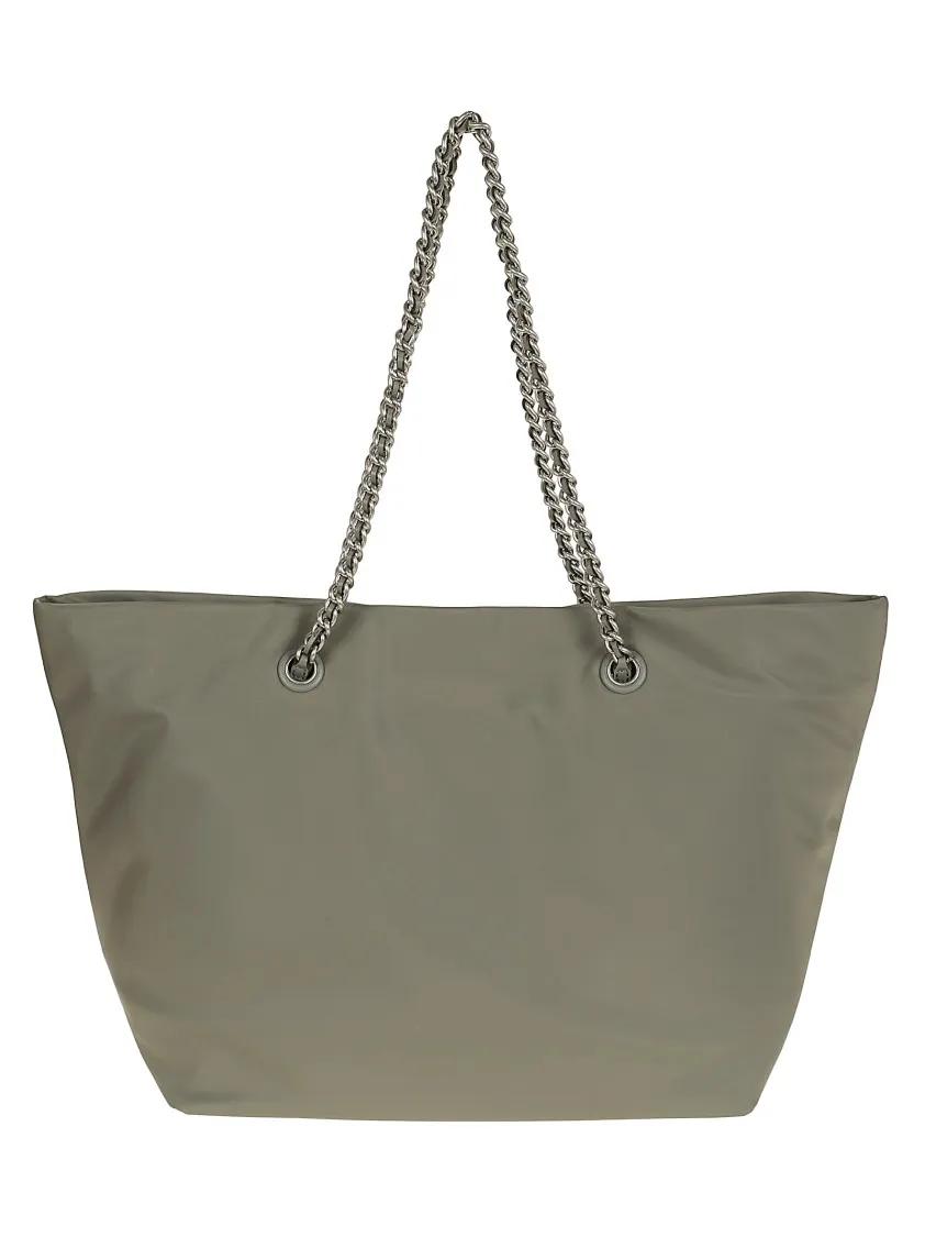 TORY BURCH Totes & shoppers Grey Ella Chain Tote Bag in grijs