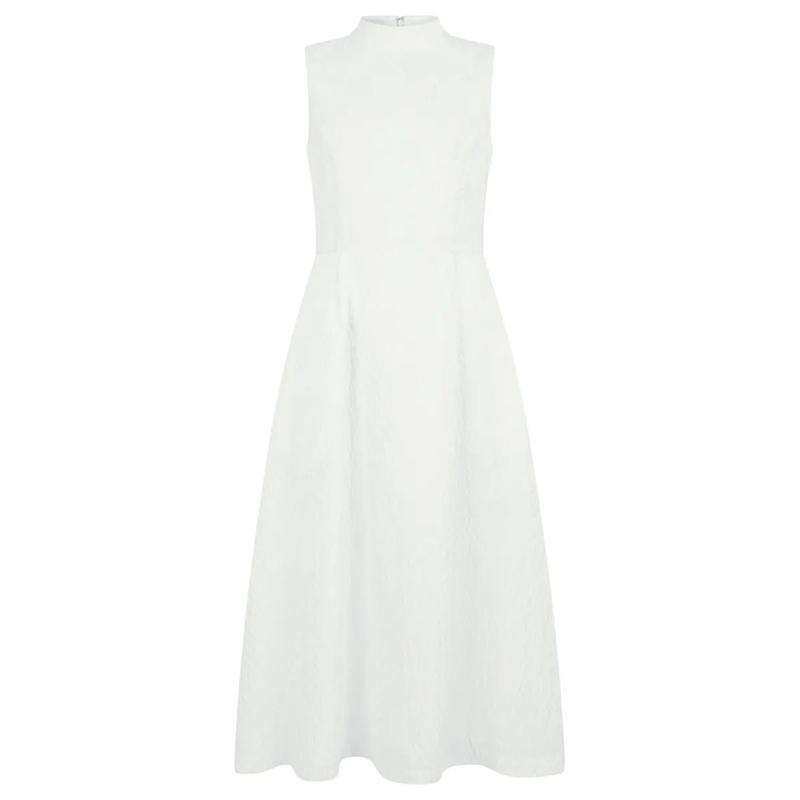 Apart Abendkleid Midi Jacquardkleid creme