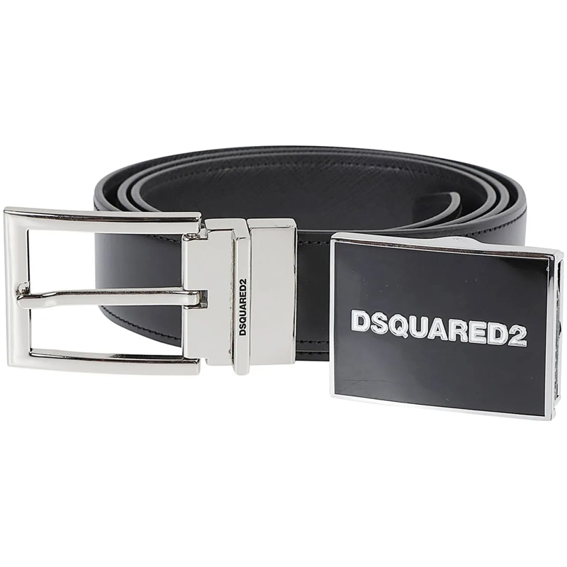 Dsquared2 Gürtel 4 In 1 Belt Black schwarz