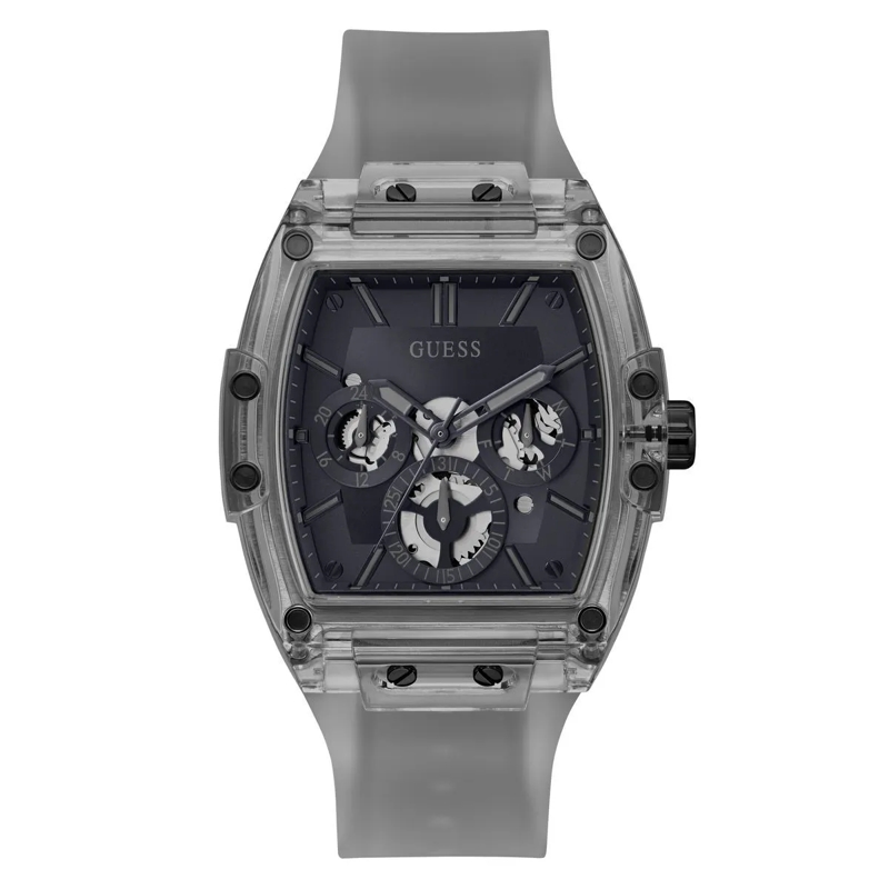 Guess Quarzuhr Quarz-Analoguhr Phoenix grau