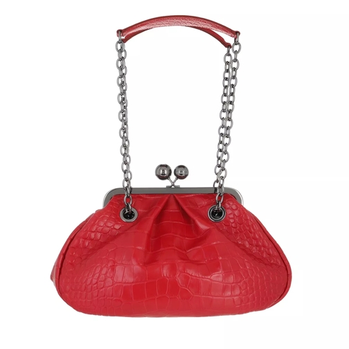 WEEKEND Max Mara Ovatta Handbag Red Rymlig shoppingväska