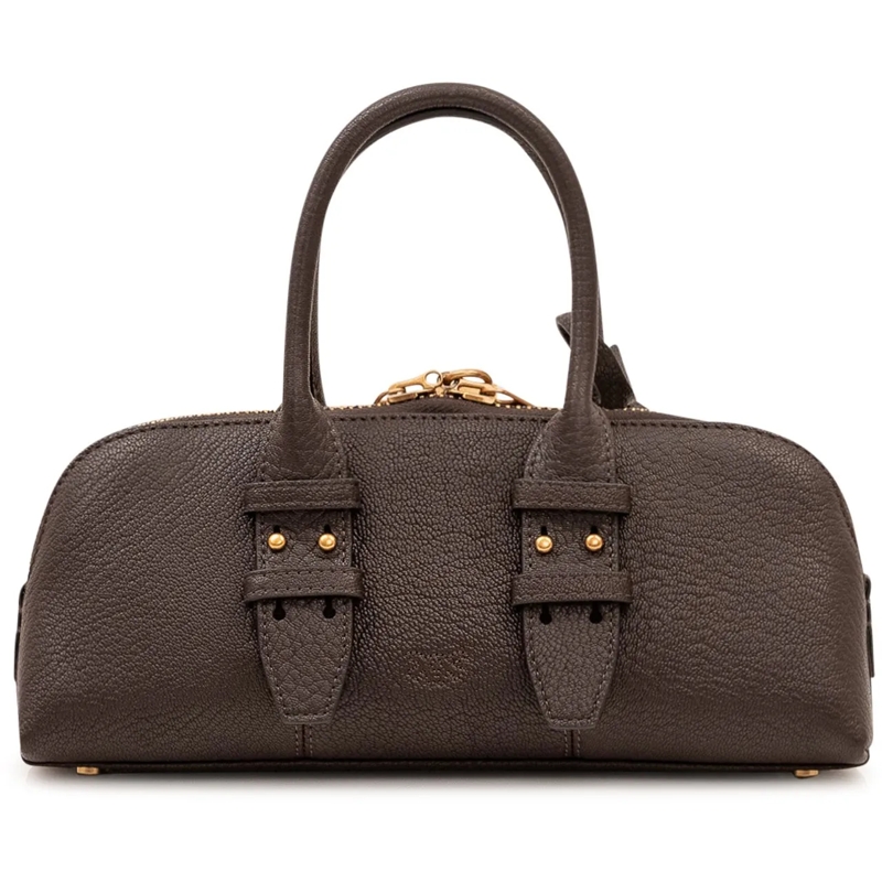 Pinko Tote Borsa Bowling Horizon con Manici braun(Image 4)