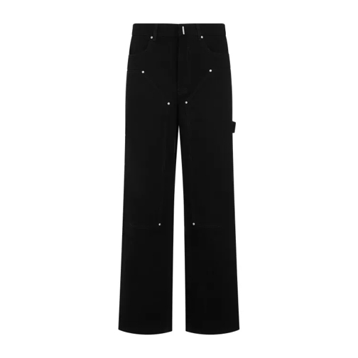 Givenchy Black Cotton Pants Black 