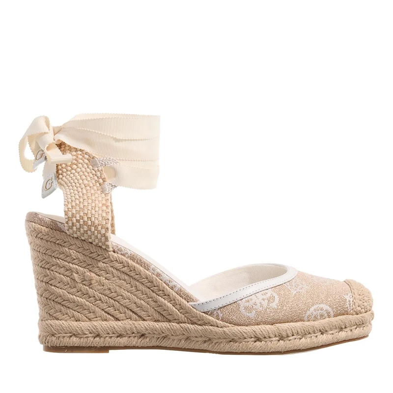 Guess Sandaletten mit Absatz Cyrena Natural/White