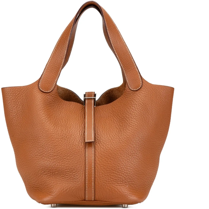 Hermès Fourre-tout Clemence Picotin 22 braun