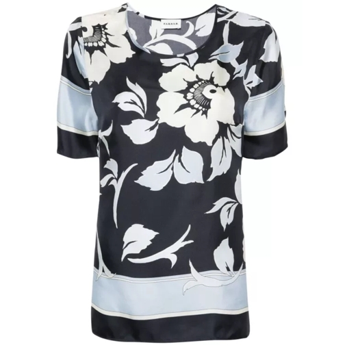 P.A.R.O.S.H. Floral Blouse Blue 