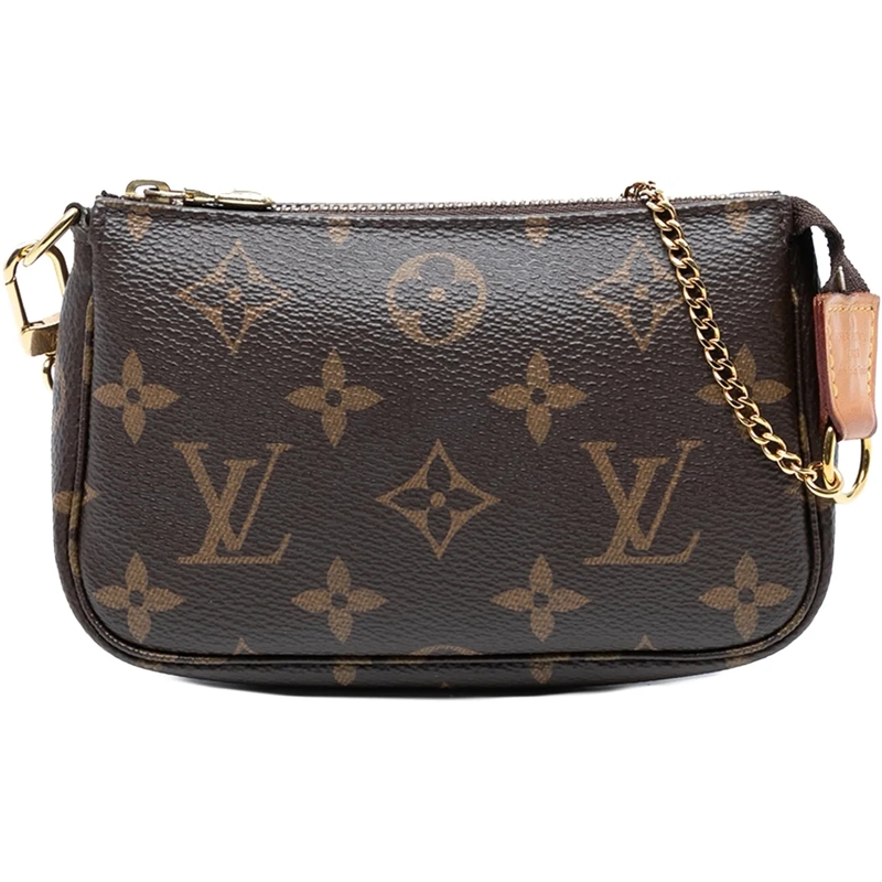 Louis Vuitton Fourre-tout Monogram Mini Pochette Accessoires braun