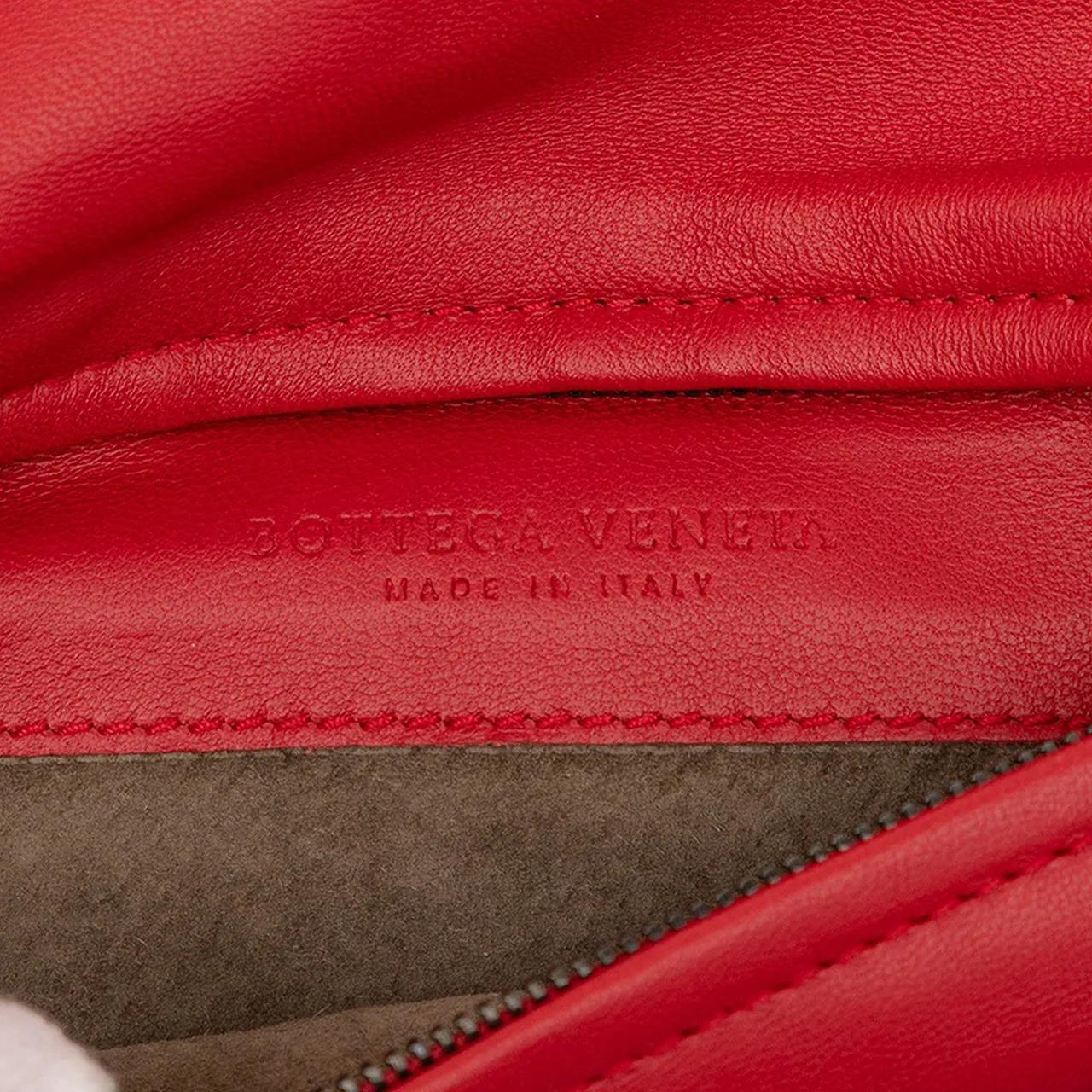 Thumbnail - Bottega Veneta Clutches - Nappa Intrecciato Turn Lock Clutch - Gr. unisize - in Rot - für Damen