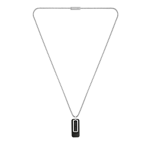 Boss Necklace Silver Lange Halsketting