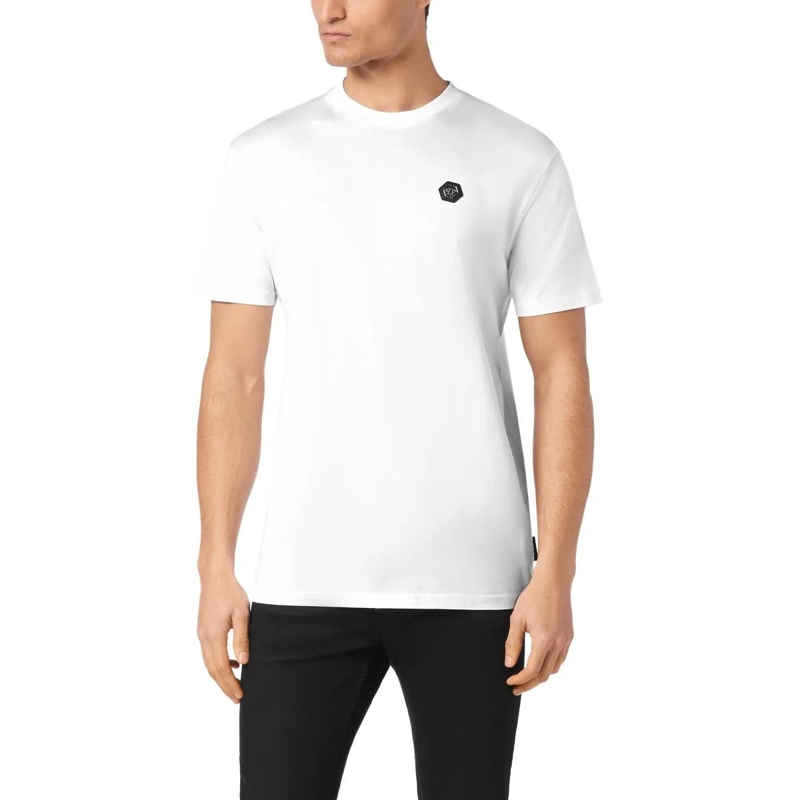 Philipp Plein T-Shirt T-Shirt Gothic Plein Mit Schmucksteinen weiss(Image 2)