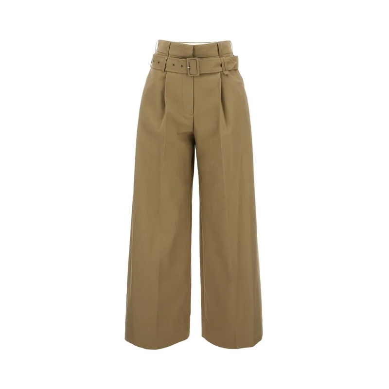 Simone Rocha  Pleated Wide-Leg Trousers Neutrals