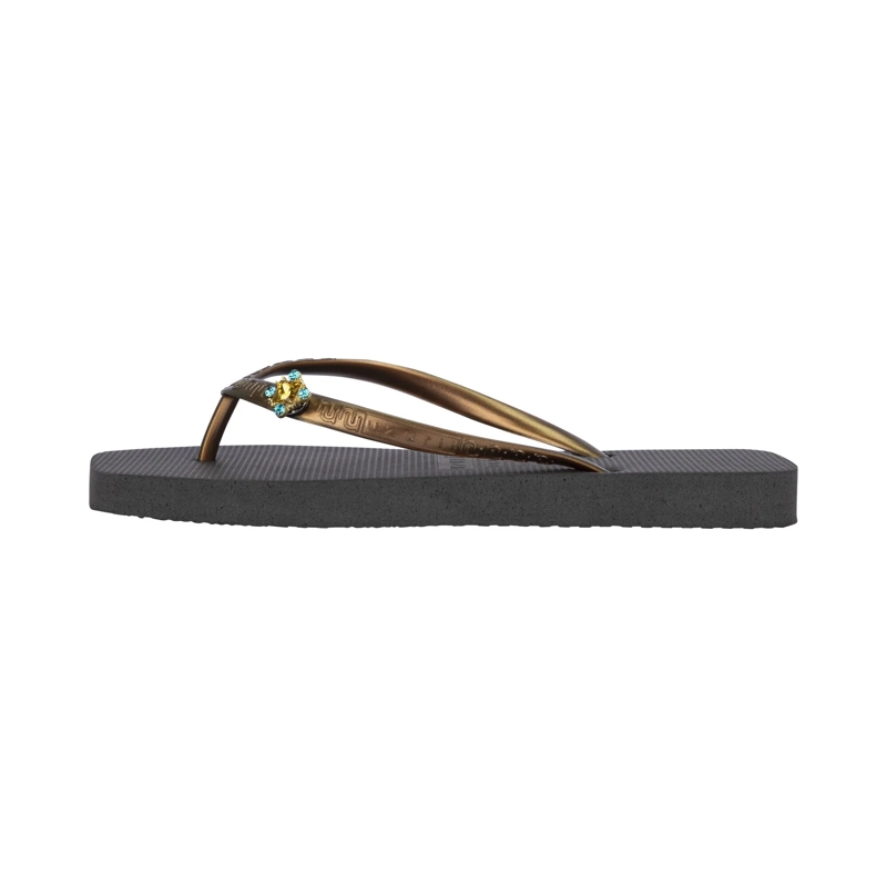 UZURII Flip Flops Zehentrenner Macrame Lizzy schwarz