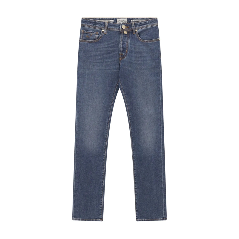 Jacob Cohen Jeans Jeans aus Baumwoll-Kaschmir-Mix blau