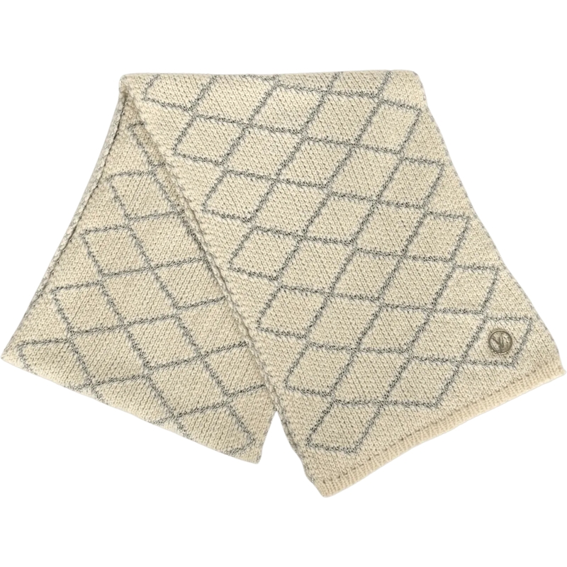 Louis Vuitton Wollschal Louis Vuitton knitted scarf, cream beige / very go beige