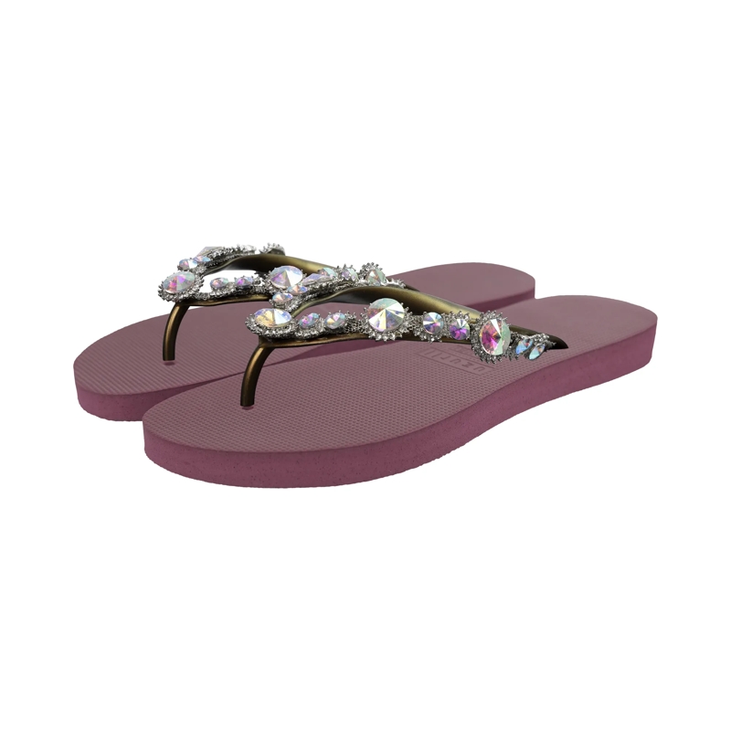 UZURII Flip Flops Zehentrenner Chrystal Marilyn bordeaux(Image 2)