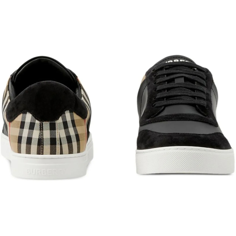 Burberry Low-Top-Sneaker Vintage Check Sneaker Black